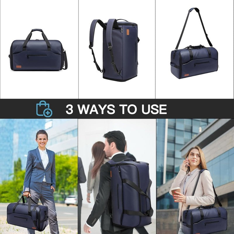 45L Garment Duffle Bag 3in1 Hanging Suit Travel Carry On Shoulder Strap5