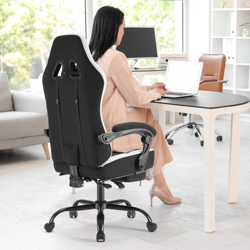 Gaming Chair, Office Chair High Back Computer Chair Executive Ergonomic Adjustab10