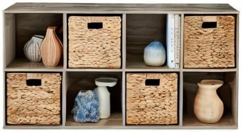 8 Cube Storage Organizer, Shelf, Bookcase, Display Shelf, Removable Back Panels9