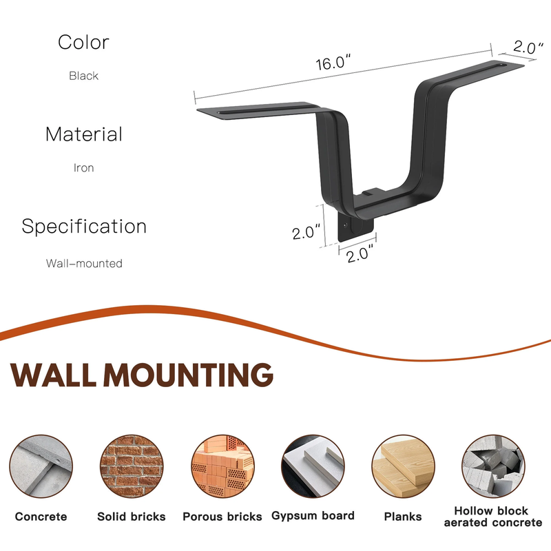 Shoe Rack Wall Mounted Shelf, 6 Pack Floating Shoe Shelves for Showcasing Shoe C2