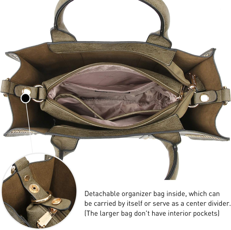 Purses Handbags for Women Tote Wallet Set Top Handle Satchel Shoulder Hobo Bag 33