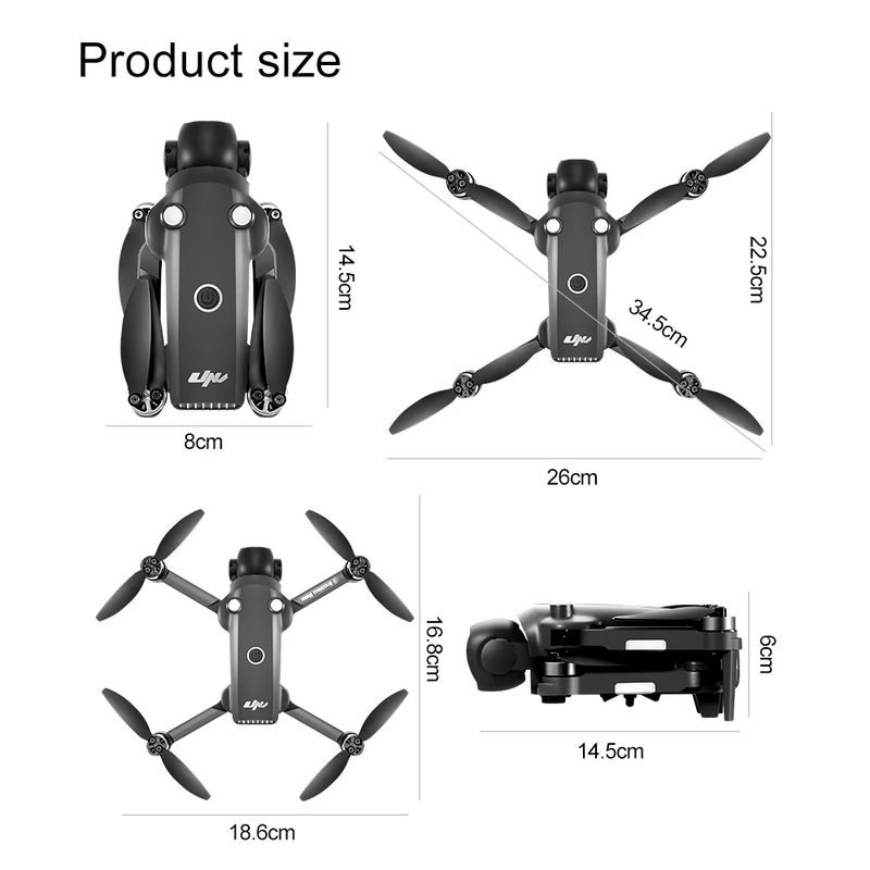 A28 RC Drone with Camera 8K HD Dual Camera Kids Adults Optical Flow5