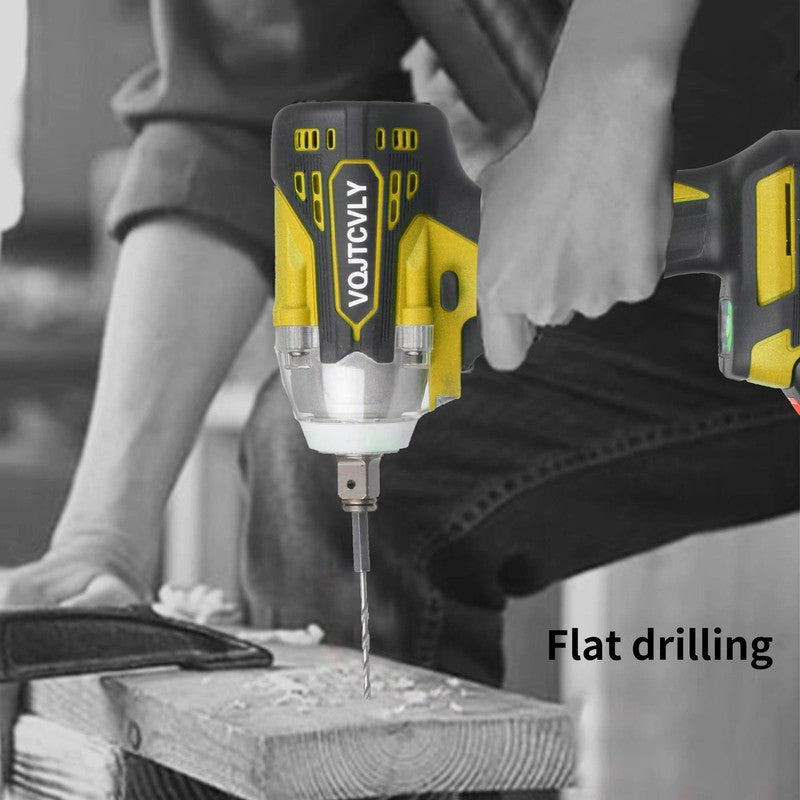 Brushless Impact Driver, 21V Cordless Impact Wrench 1/2 Inch, 2 × 4.0Ah Impact D1