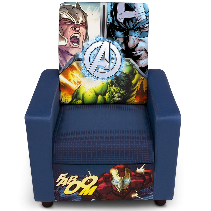 Marvel Avengers High Back Upholstered Chair Iron by4