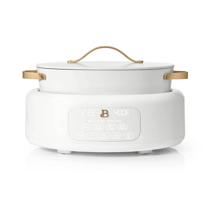 10 in 1, 6 Qt Electric Multi Cooker, White Icing by Drew Barrymore0