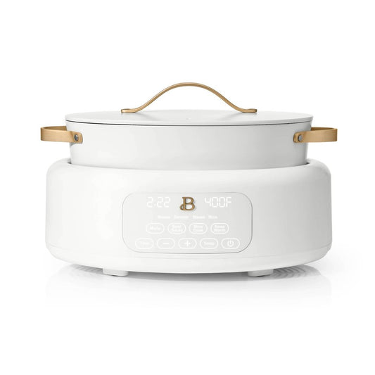 10 in 1, 6 Qt Electric Multi Cooker, White Icing by Drew Barrymore0