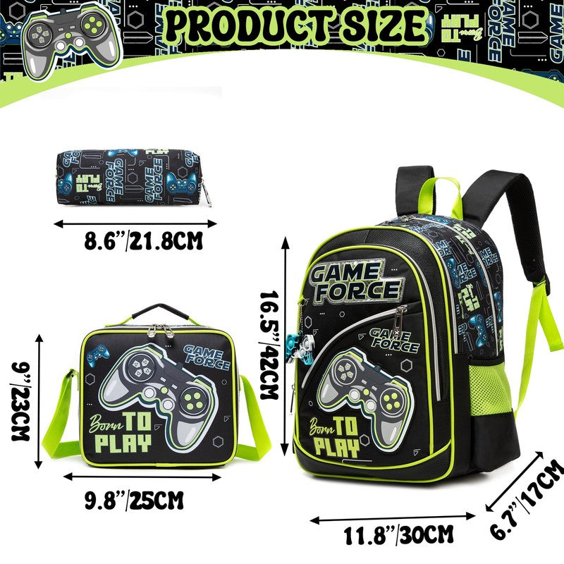 Kids Carry on Luggage Sets for Boys with Travel Pillow Rolling Suitcase with Whe5