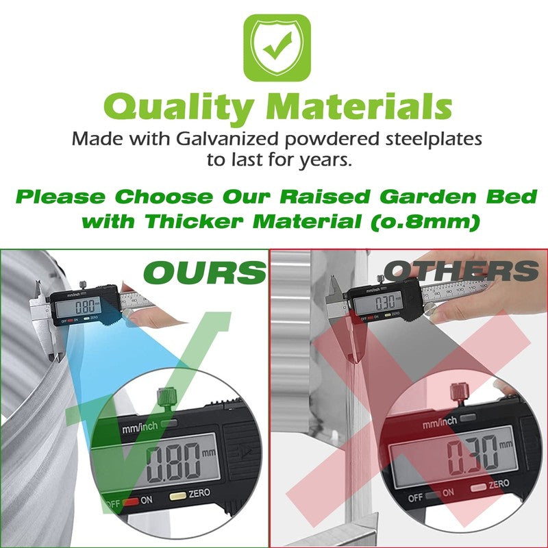 Galvanized Raised Garden Bed Kit, Galvanized Planter Raised Garden Boxes Outdoor3