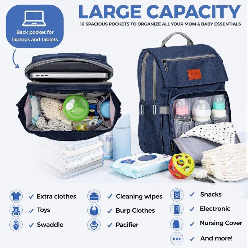 Diaper Bag Backpack Large Waterproof Baby Shower Gift Travel Unisex2