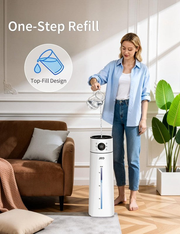 8L Cool Mist Humidifier Large Room Remote Quiet Ultrasonic 10 Modes Timer5