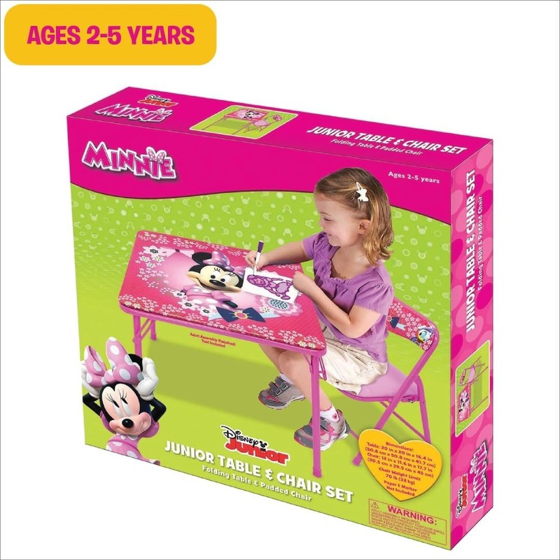 Toddler Mouse Table & Chair Set 24 48M 1 Table 1 Chair 70lb Limit3