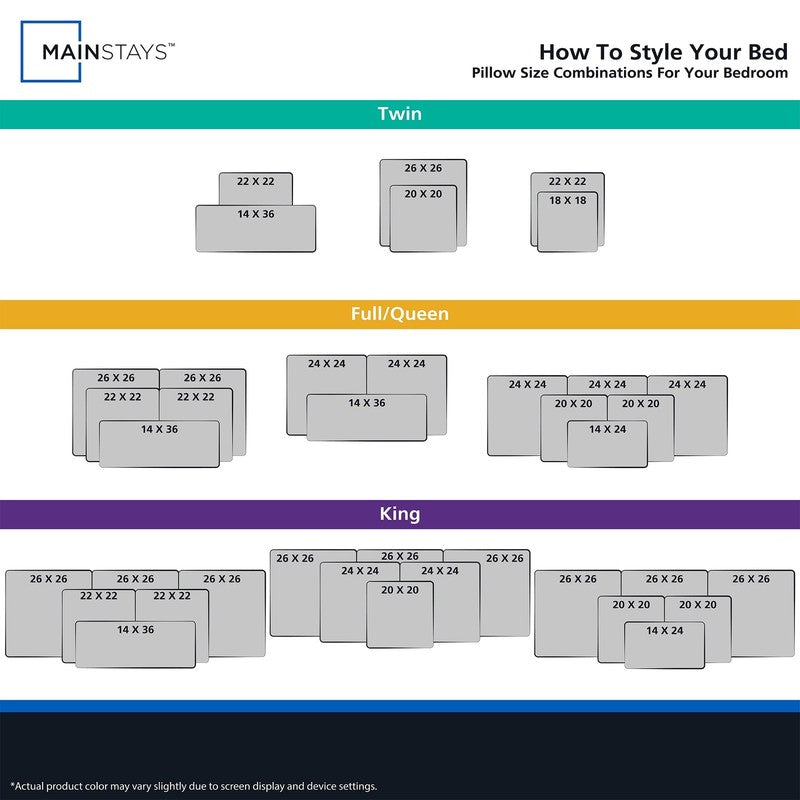 4Pc Scallop Pick Stitch Comforter Set Twin Twin XL Sage6