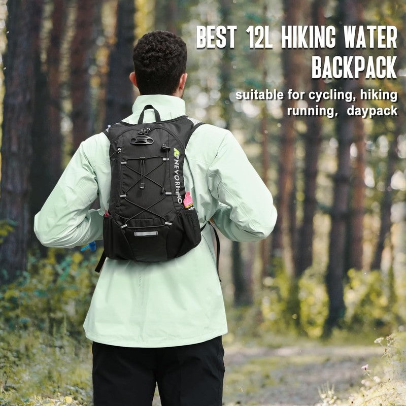 Lightweight Hydration Backpack, Running Backpack with 2L Water Bladder, Hydro Wa1