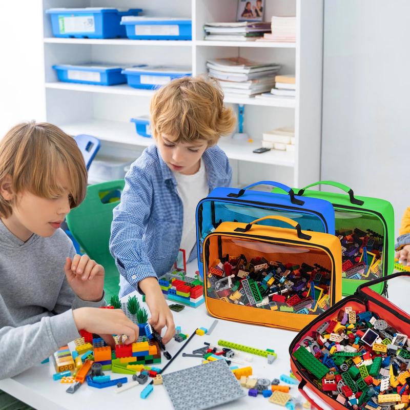 4pcs Building Block Toy Storage Bags Travel Case for Bricks Puzzles9