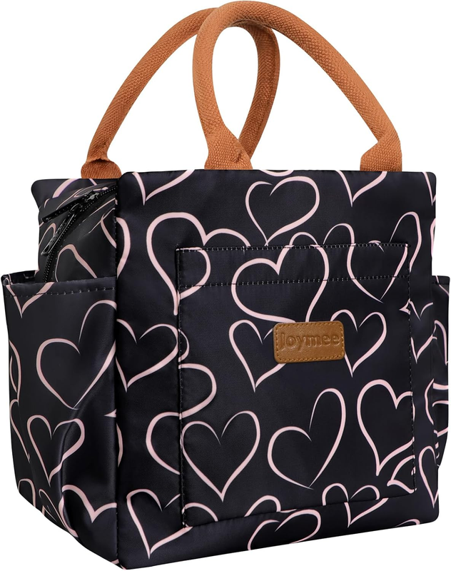 Insulated Lunch Bag for Women Men Large Reusable Cooler Tote w/ Bottle Holder11
