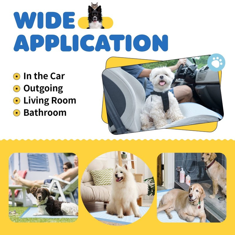 Puppy Pads, 33.5" X 27.5" X Large 6 Layer, 100 Count Dog Wee Wee Pads with Power3