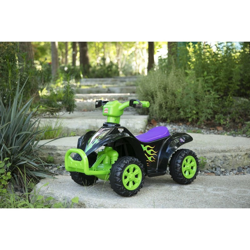 ATV Quad, 6V Battery Powered Ride on for Kids Ages 1.5+, Green1