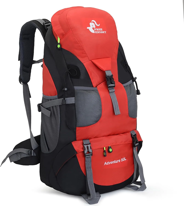 50L Hiking Backpack, Water Resistant Lightweight Outdoor Sport Daypack Travel Ba10