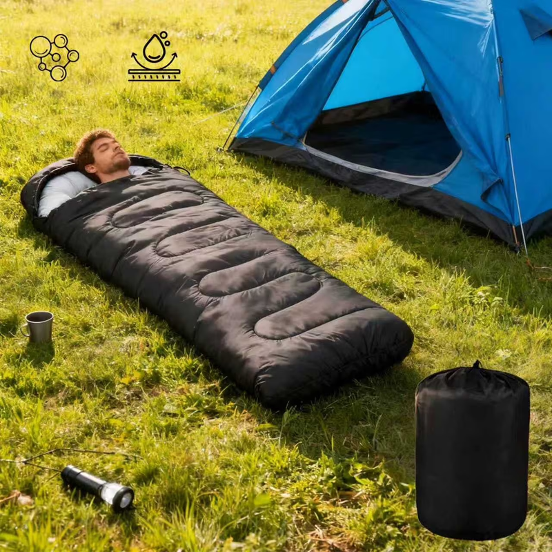 Cold Weather Sleeping Bag for Adults, 5°F-32°F, Lightweight, Waterproof with Hea8