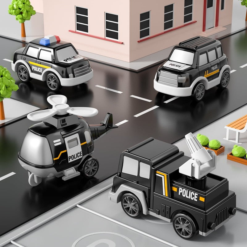 Police Truck Toys for 2-6 Years Old Boys, Toddlers Boys Toys, Police Car Toys, G5