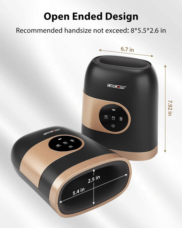 Upgraded Hand Massager w/ Heat Compression Cordless Pain Relief Arthritis7
