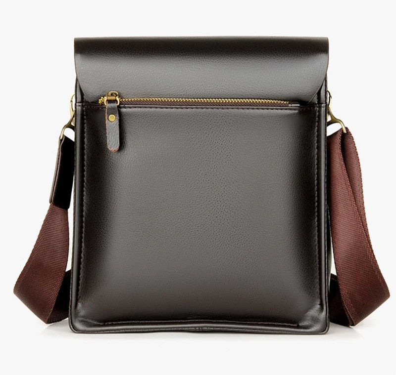 Mens Leather Crossbody Messenger Bag Shoulder Travel Work Business Purse4