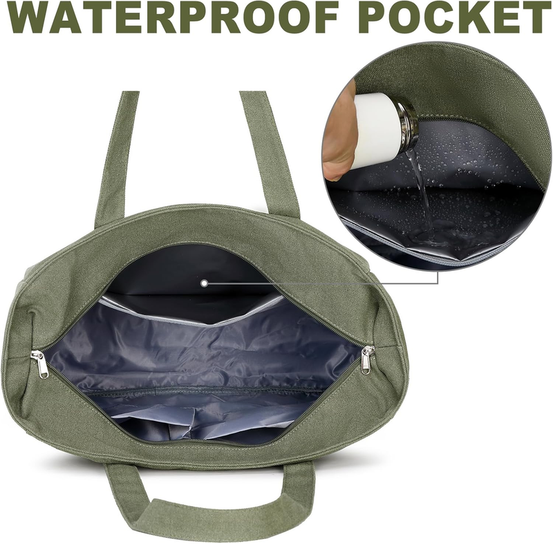 Women Large Beach Bag Waterproof Sandproof Tote Pool Gym Travel Bag5
