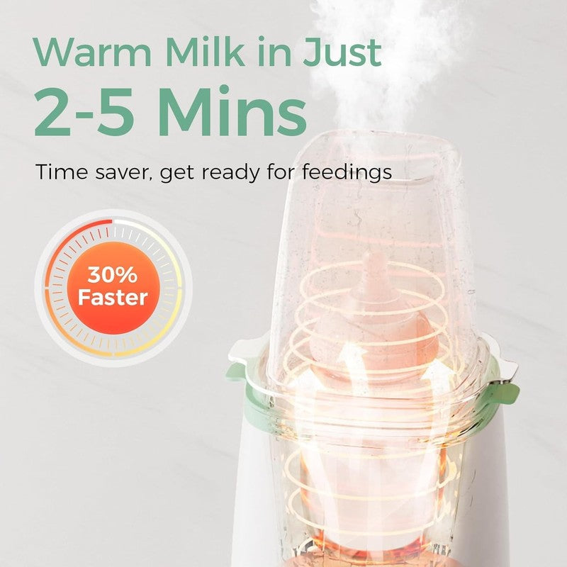 Baby Bottle Warmer, 6-In-1 Baby Milk Warmer with Smart Temperature Control, Brea3