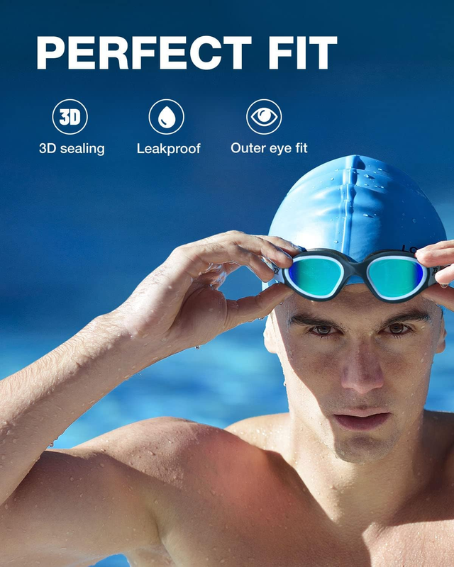 Swim Goggles, Upgraded G1 Polarized Swimming Goggles Anti-Fog for Adult unisex2