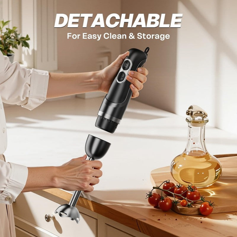 Hand Blender, Immersion Blender with 2 Mixing Speed, Electric Handheld Mixer Por4