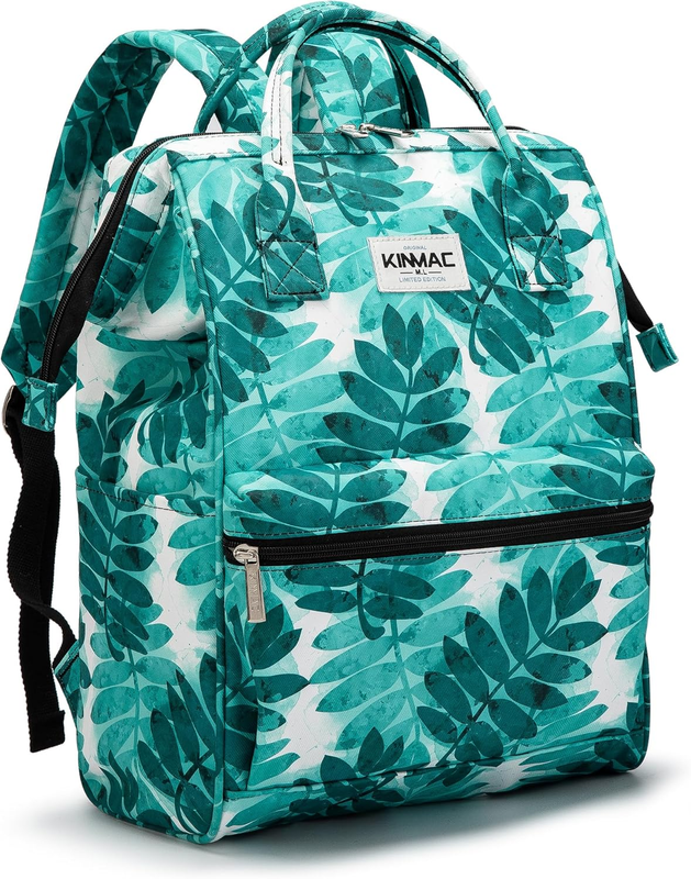 Large Capacity Laptop Backpack 15.6" Travel Olive Leaf Men Women6