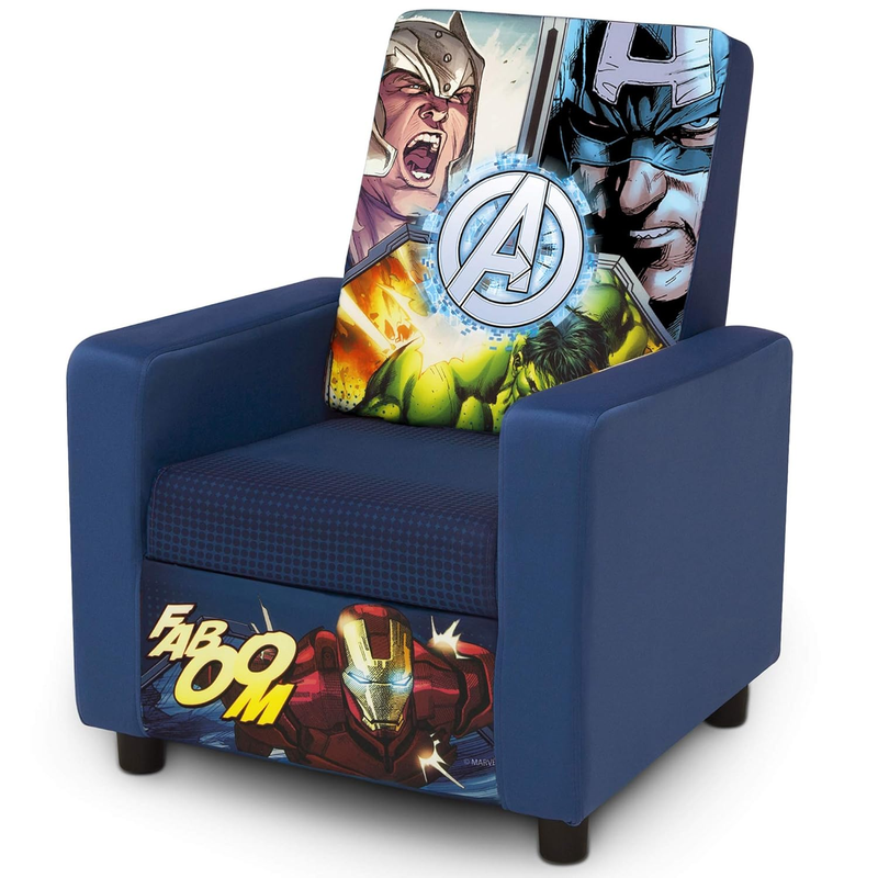 Marvel Avengers High Back Upholstered Chair Iron by3