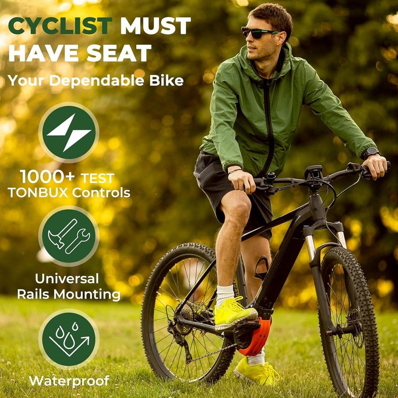 Memory Foam Bike Seat Cushion Men Women Waterproof Wide Saddle Universal Fit6