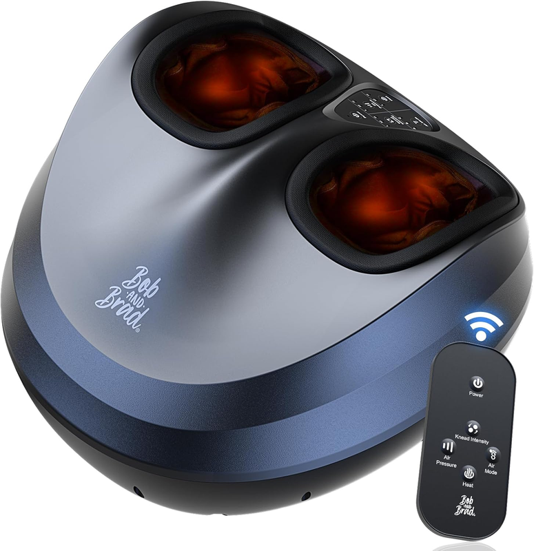 Foot Massager Machine with Heat and Remote, Fits up to Size 14, FSA Eligible HSA10