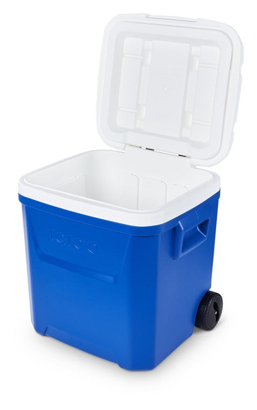 60 QT Laguna Ice Chest Cooler with Wheels, Blue9