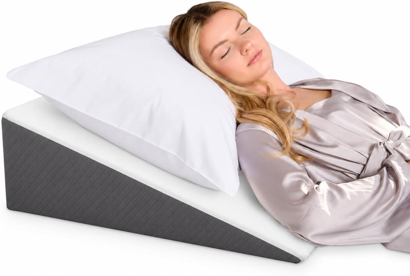 Bed Wedge Pillow 7.5" Sleep Apnea Acid Reflux Back Pain Relief4