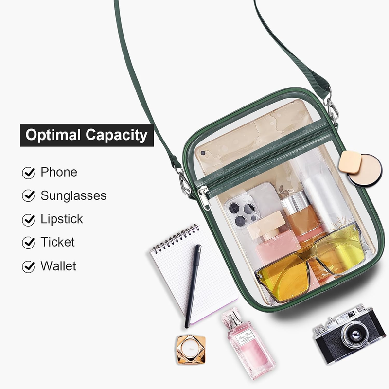 Clear Stadium Approved Crossbody Bag Transparent Messenger Purse4