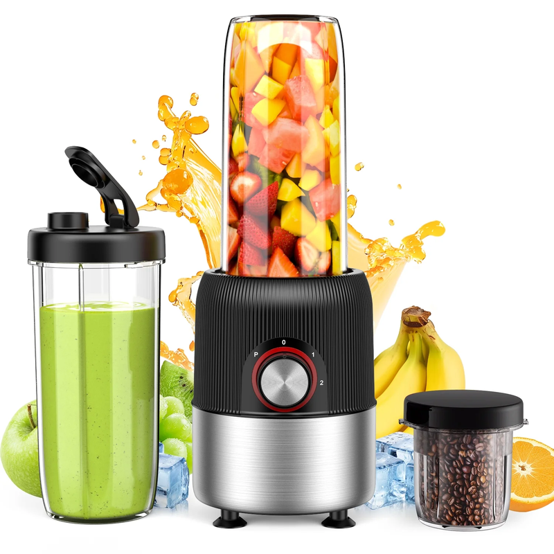 Personal Drink Mixer Blender, Portable Single Serve Blender For-Smoothies 18 Oz,6