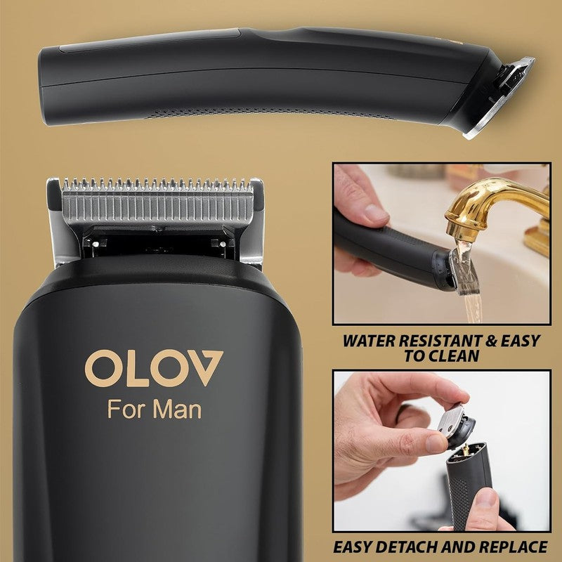 All-in-One Beard Trimmer & Grooming Kit with USB Rechargeable Clipper3