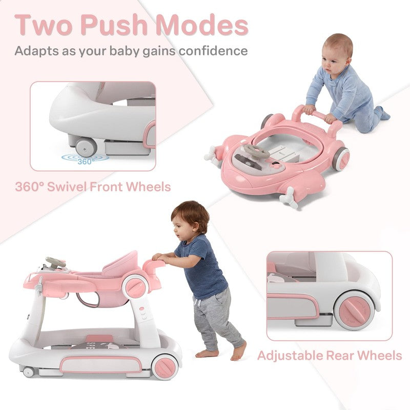 5-In-1 Musical Baby Walker with Wheels, Foldable Baby Walker for Boys Girls, Pin5