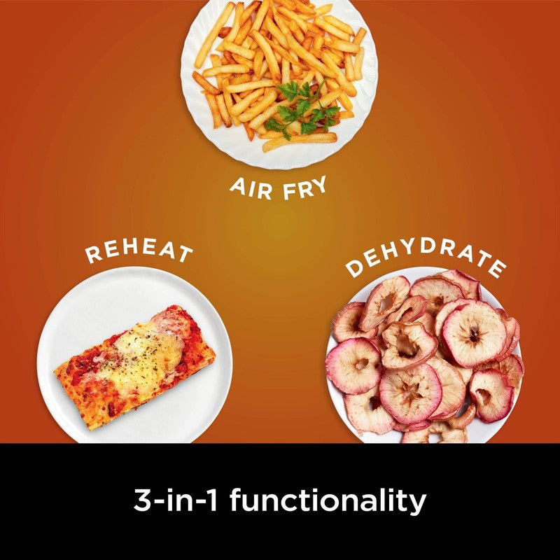 Pro XL 5 Qt Black Air Fryer with Automatic Shutoff for Safe Cooking NEW3