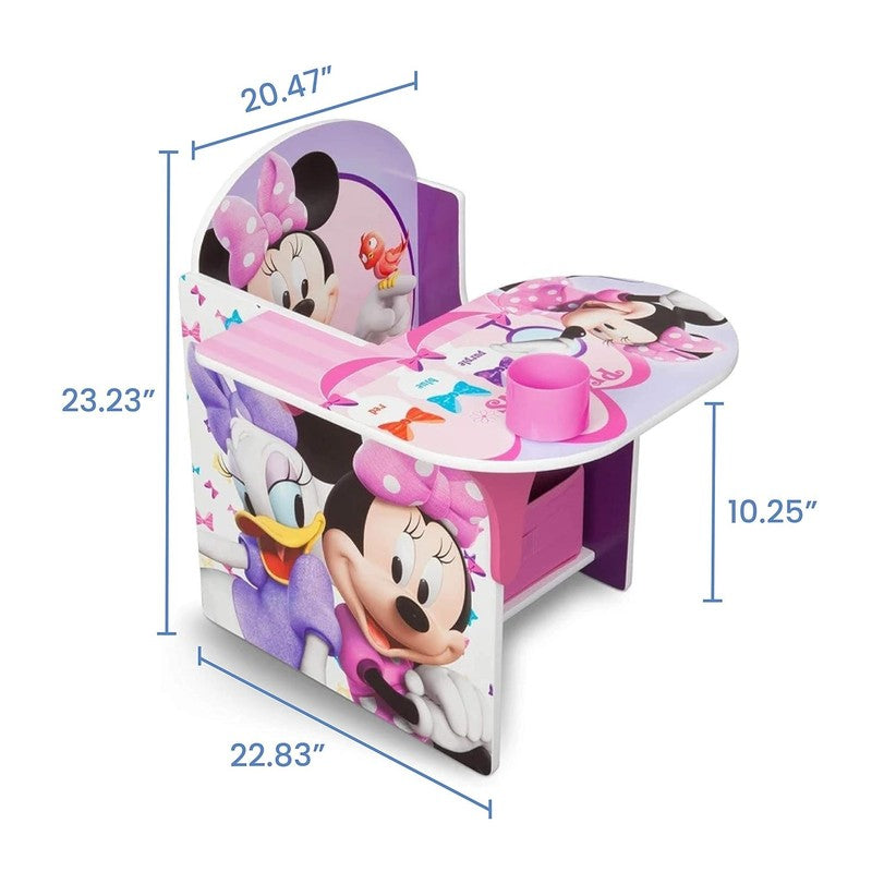 Chair Desk with Storage Bin, Minnie Mouse5