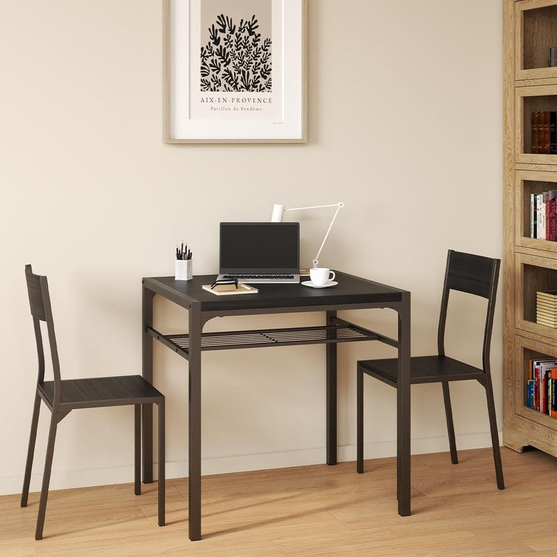 Dining Table Set for 2, 3 Piece Kitchen Table with 2 Chairs for Small Space, Apa5