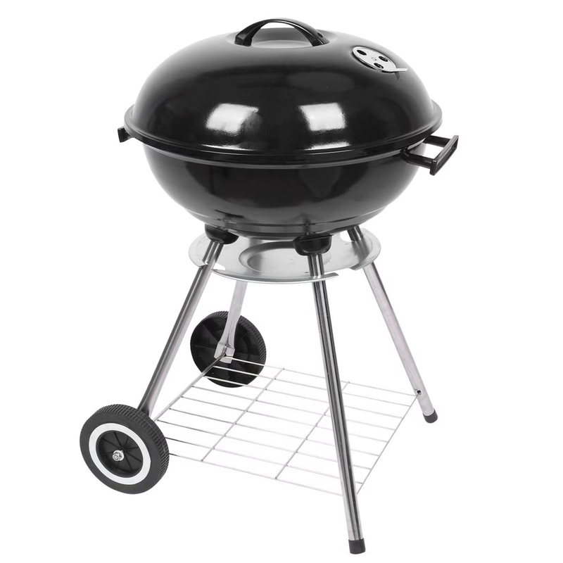 Portable Steel Charcoal Grill BBQ Grill Spherical Design Black11