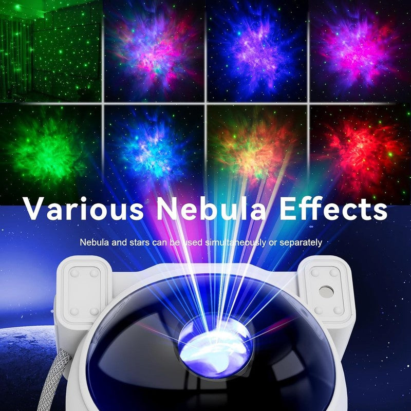 Galaxy Star Projector Night Light Astronaut LED Lamp w/ Timer Remote Kids Room5