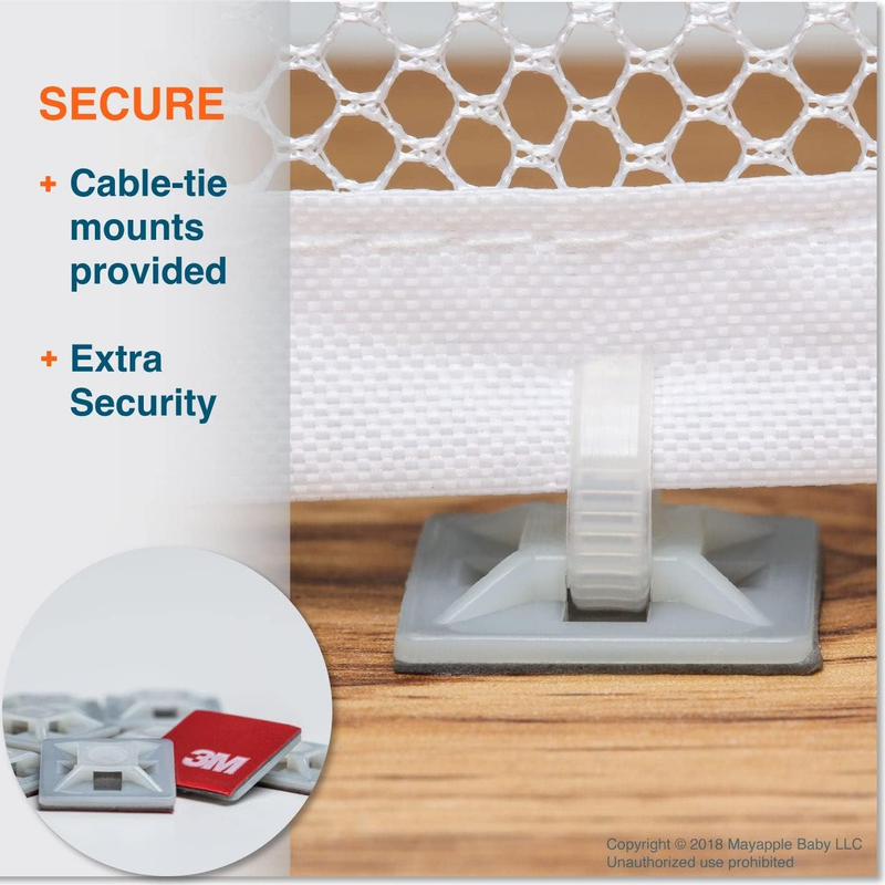 Stair Banister Guard 10Ft X 3Ft, Railing Safety Net for Baby Proofing, Child Saf3