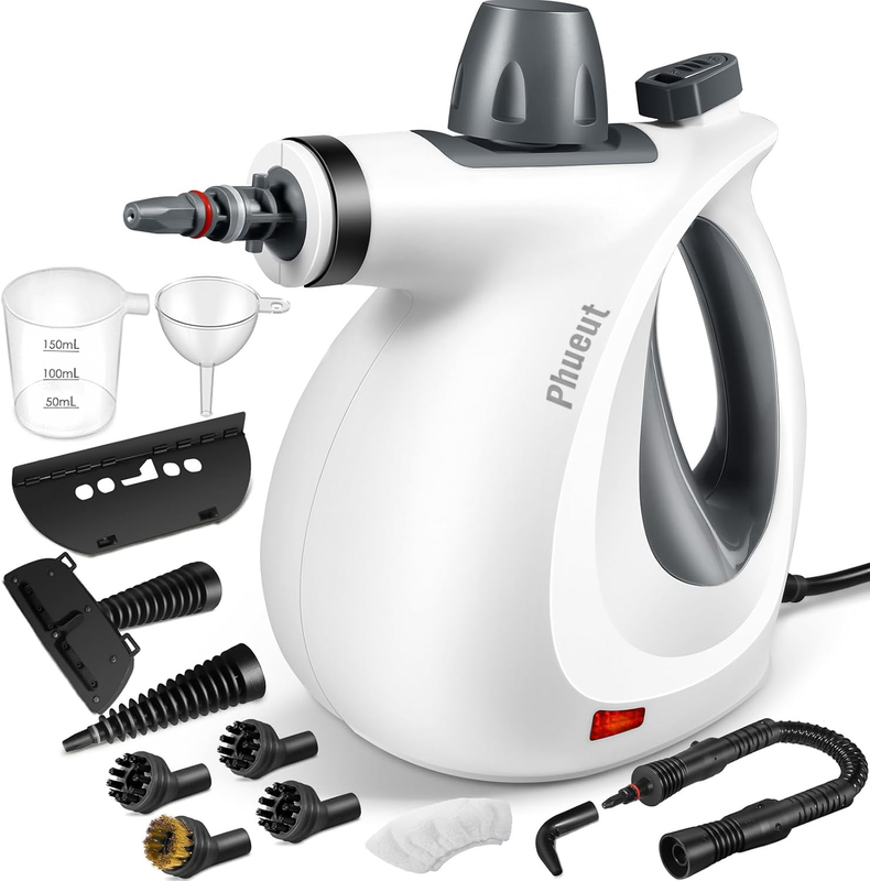 Handheld Multi-Surface Steam Cleaner with 12 Accessories for Home & Car10