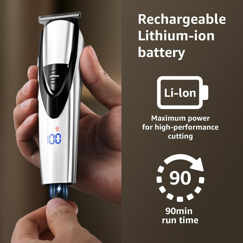 16-in-1 Electric Beard Trimmer for Men - Cordless Hair Clippers, Silver3