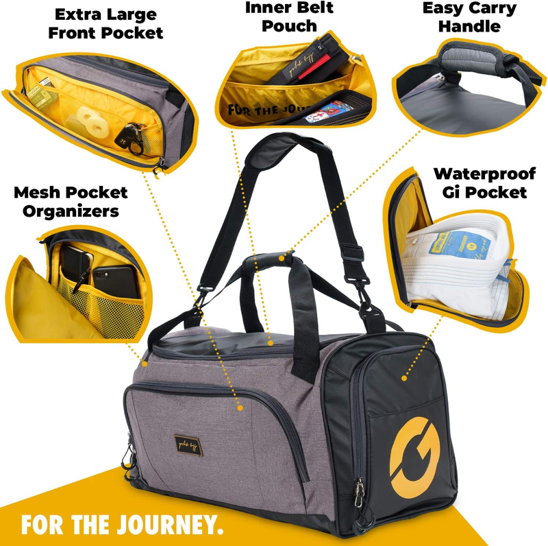 Jiu Jitsu Duffle Bag Waterproof MMA Boxing Gym Gear Bag Gi Shoes1