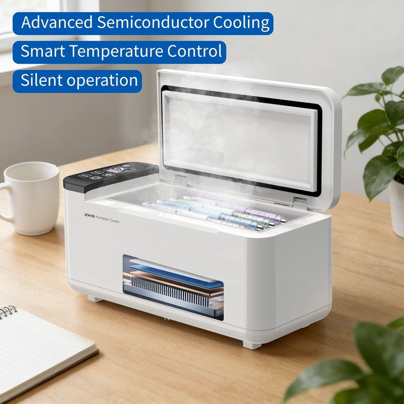 Portable Insulin Cooler Travel Case Rechargeable Mini Fridge LCD Display6